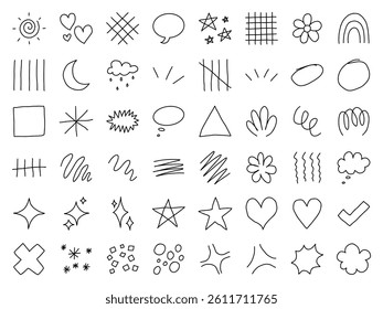 Random Shape Doodle for Blogger and Scrapbook Ornament