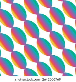 Random shapes with spectrum gradient fills graphic background 