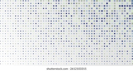Random shifted white cube boxes block background wallpaper banner with copy space abstract