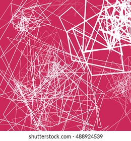 Random sketchy lines abstract monochrome background, pattern