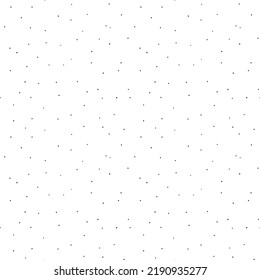 Random small specks vector seamless pattern. Hand drawn dotted texture. Grainy surface distress vector texture. Spray paint on white background. Ink splatter seamless pattern. Random speckle dots