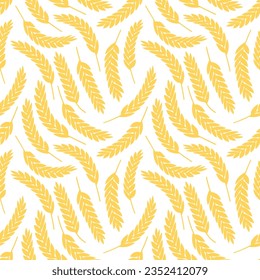 random smooth pattern shaped like wheat, paddy and oats