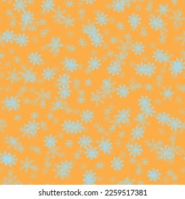 Random Snow Polka. Falling Baby Summer. Halftone Yellow Sparkle. Yellow Vector Dot. Round Color Background. Abstract Vintage Fun Christmas. Bright Seamless Art. White Polkadot Dot. Random Frame Spot