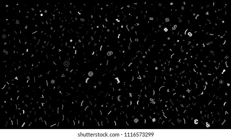 random special sign, colon alphabet beautiful background design 
