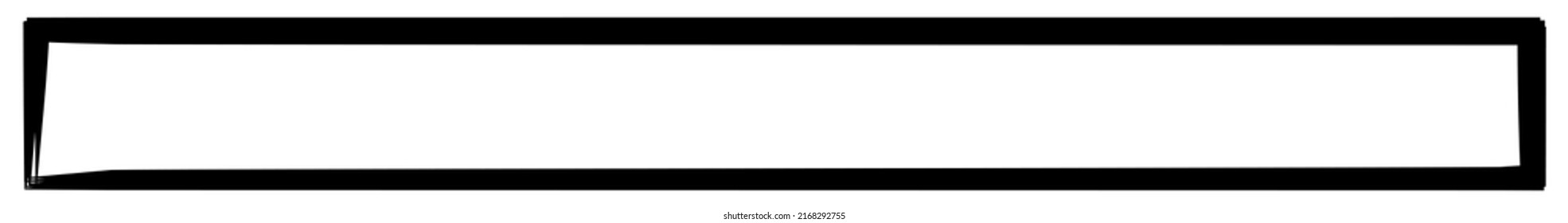 Random square contour frame, border element
