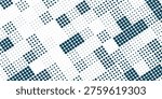 Random square halftone pattern Free Vector Image