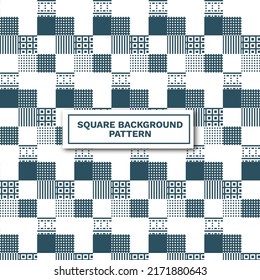 Random square Shape Pattern Background Vector Illustration