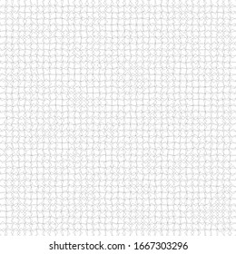 Random squares angular, geometric pattern. Intersected, overlapping thin lines of randomly rotated squares