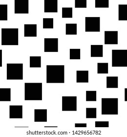 Random squares pattern. Abstract background. Geometrical square elements texture.