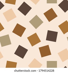 Random squares pattern. Abstract background. Geometrical simple image, illustration. Creative, luxury style. Print cloth, clothing, shirts, dress, wrap, wrapper, web, cover, label, banner, emblem.