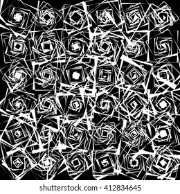 Random squares seamless geometric texture.