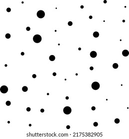 Random stars seamless pattern. Starry sky vector wallpaper. Milky Way, intergalactic space.