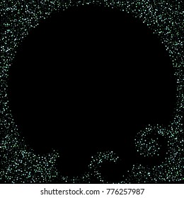Random stellar falling on black background. New Year Christmas background. Vector illustration.