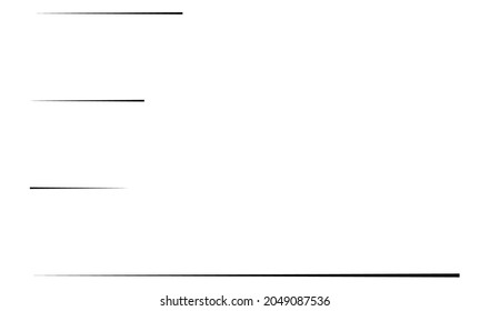 Random straight parallel lines, stripes geometric abstract vector element