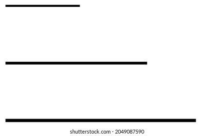 Random straight parallel lines, stripes geometric abstract vector element