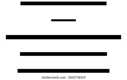 Random straight parallel lines, stripes geometric abstract vector element