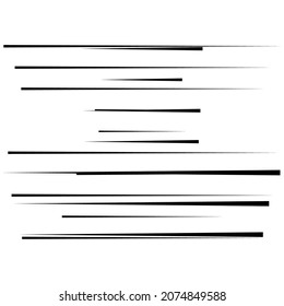 Random straight parallel lines, stripes geometric abstract vector element