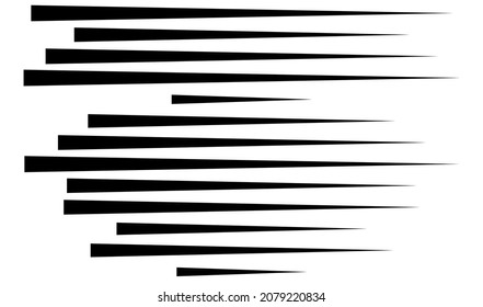 Random straight parallel lines, stripes geometric abstract vector element