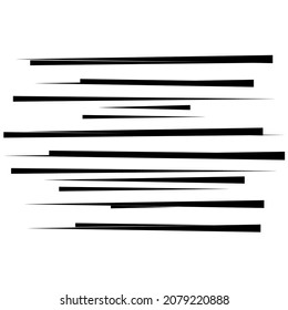Random straight parallel lines, stripes geometric abstract vector element