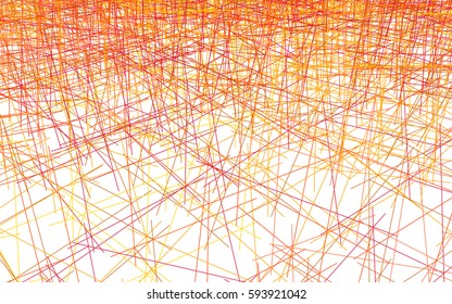 Random strokes of red shades on white background. Grunge scratched vector texture. Editable line width – adjustable shading density.