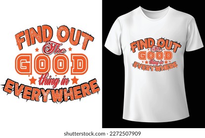 Random text....typography custom t-shirt design