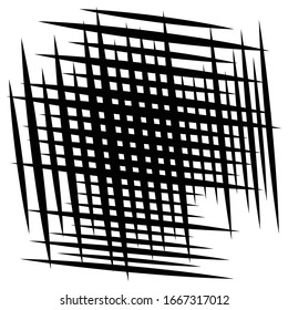 random tilt, oblique grid, mesh pattern. dynamic slanting intersect lines. abstract grate design. trellis, lattice geometric texture with irregular streaks, stripes