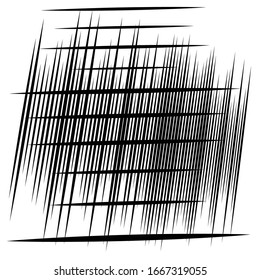 zufällige Fliesen, Schräggitter, Maschenmuster. dynamischer Schrägstrich von Schnittlinien. abstraktes Gratdesign. Trellis, Gittergeometrie mit unregelmäßigen Streifen, Streifen
