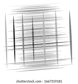 inclinación aleatoria, rejilla oblicua, patrón de malla. líneas de intersección de inclinación dinámica. diseño abstracto de granos. trellis, textura geométrica de entramado con rayas irregulares