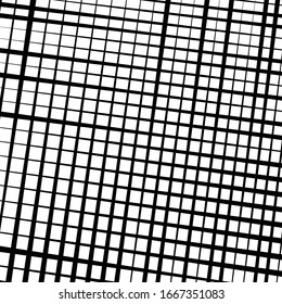 zufällige Fliesen, Schräggitter, Maschenmuster. dynamischer Schrägstrich von Schnittlinien. abstraktes Gratdesign. Trellis, Gittergeometrie mit unregelmäßigen Streifen, Streifen