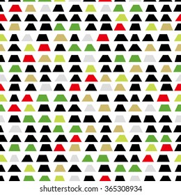 Random trapezoid background. Seamless pattern.Vector.