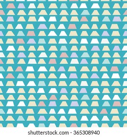 Random trapezoid background. Seamless pattern.Vector.