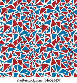 Random triangle background. Seamless pattern.Vector.
