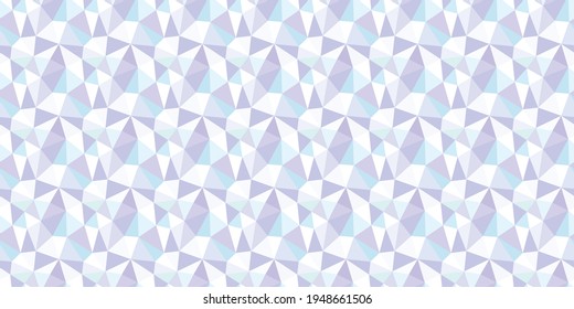 Random triangles abstract geometric seamless pattern background, pastel, purple and blue pattern