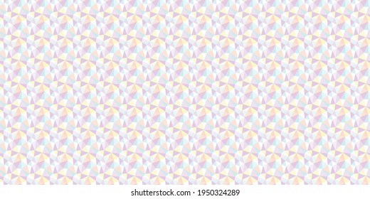 Random triangles abstract geometric seamless pattern background, pastel