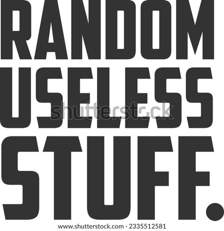 Random Useless Stuff - Tote Bag