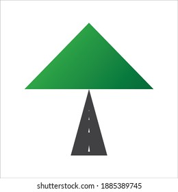 Random vector arrow. An arrow outline with a similar object shape that can be used for anything.