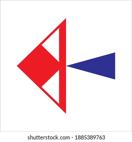 Flecha vectorial aleatoria. Un contorno de flecha con una forma de objeto similar que se puede utilizar para cualquier cosa.