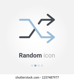 Random Vector Icon Stock Vector (Royalty Free) 1237487977 | Shutterstock