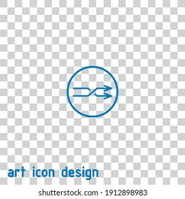 random vector icon on an abstract background