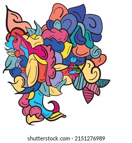 Random Vector ornament full color eps 8