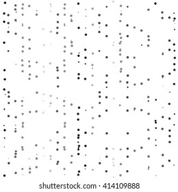 Random Vertical Dots In Different Shades Of Grey
