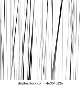 Random vertical lines geometric monochrome illustration