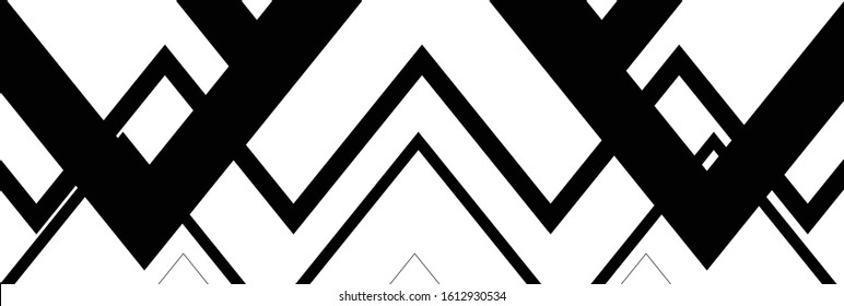 Random wavy, zig-zag lines abstract art texture, background. Sinuous, tangled intersecting, overlapping shapes chaotic composition. Chaos pattern with scattered elements