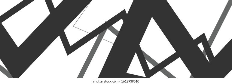 Random wavy, zig-zag lines abstract art texture, background. Sinuous, tangled intersecting, overlapping shapes chaotic composition. Chaos pattern with scattered elements