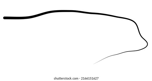 random-winding-tortuous-line-squiggly-waving-stock-vector-royalty-free