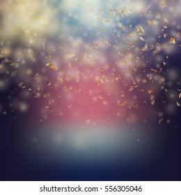 Randomly flowing confetti backgound. EPS 10 vector file included