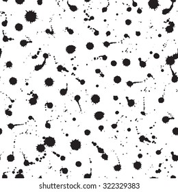 Randomly placed spots on a white background.
