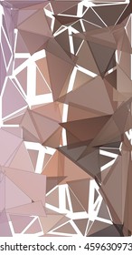 Randomly scattered triangles of different sizes, colors and transparency. Abstract geometric background