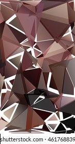 Randomly scattered triangles of different sizes, colors and transparency. Abstract geometric background