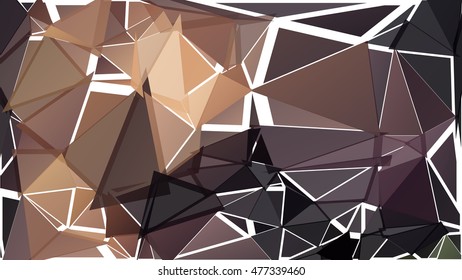 Randomly scattered triangles of different sizes, colors and transparency. Abstract geometric background